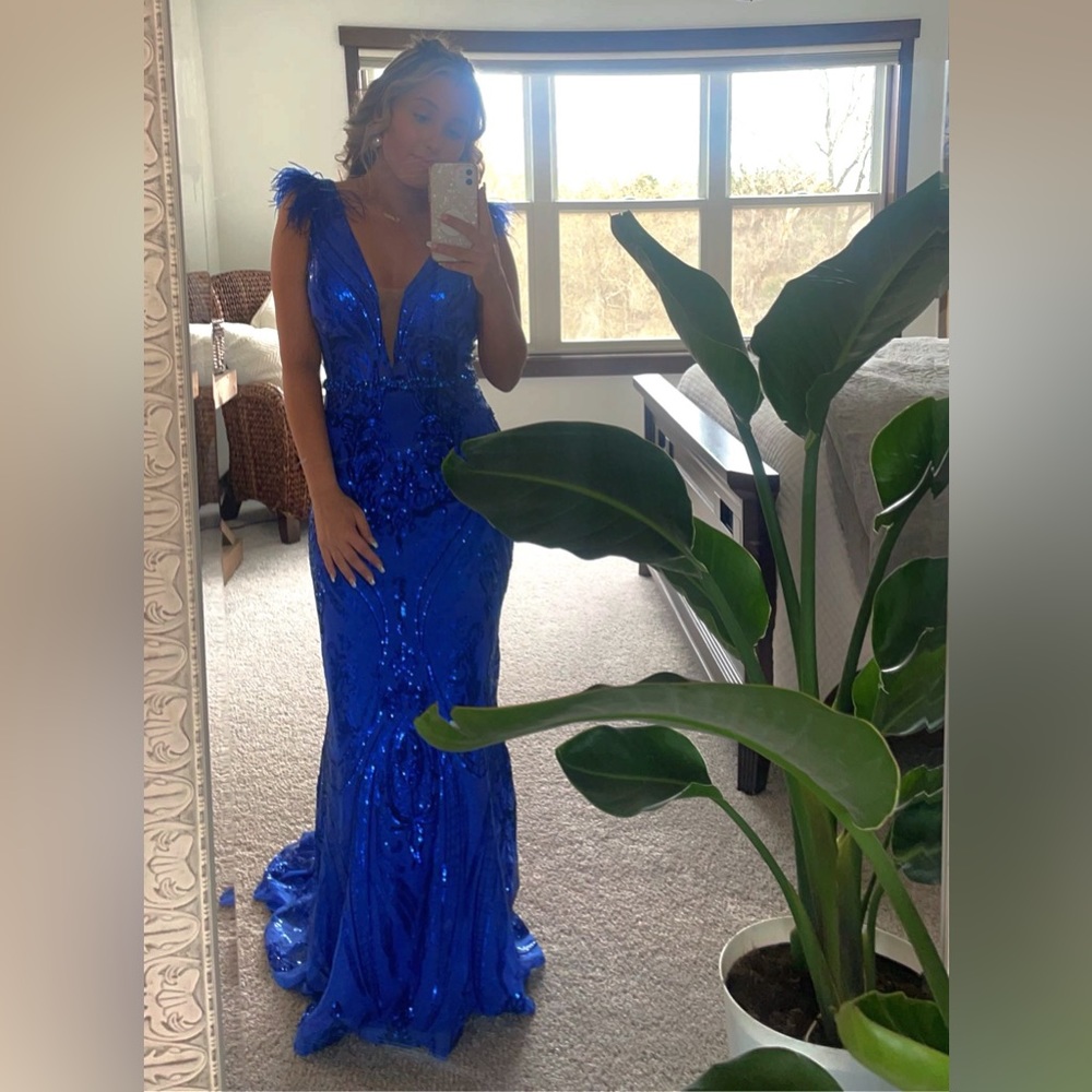 COPY - Jovani prom dress royal blue